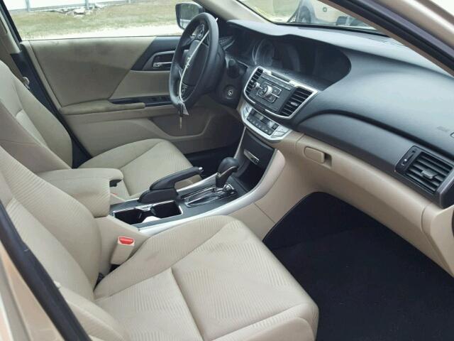 1HGCR2F36EA167823 - 2014 HONDA ACCORD LX GOLD photo 5