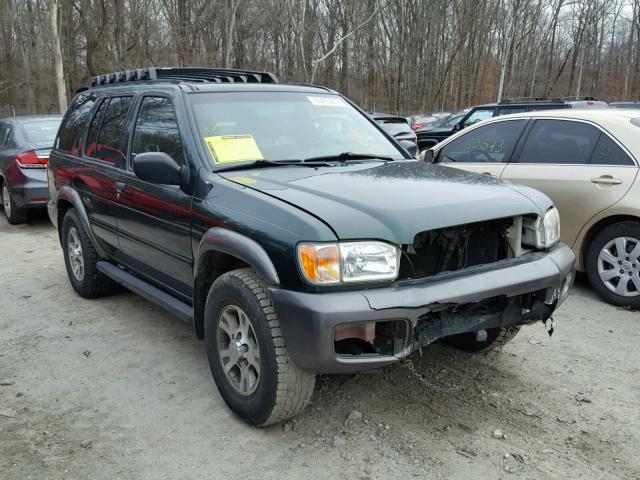 JN8AR07Y8YW436565 - 2000 NISSAN PATHFINDER GREEN photo 1