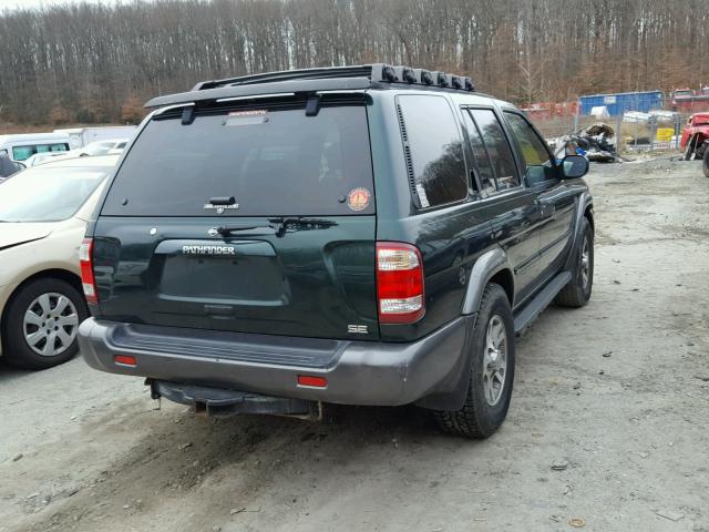 JN8AR07Y8YW436565 - 2000 NISSAN PATHFINDER GREEN photo 4