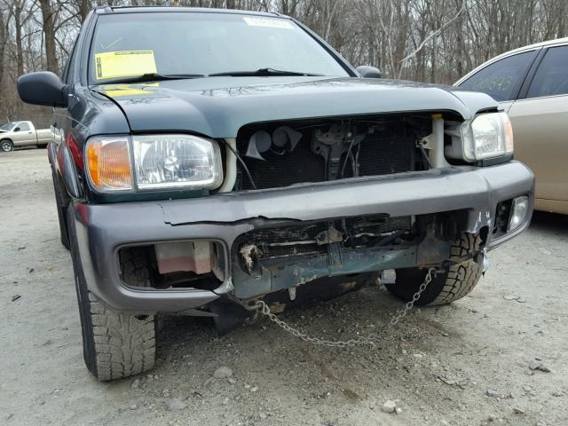 JN8AR07Y8YW436565 - 2000 NISSAN PATHFINDER GREEN photo 9