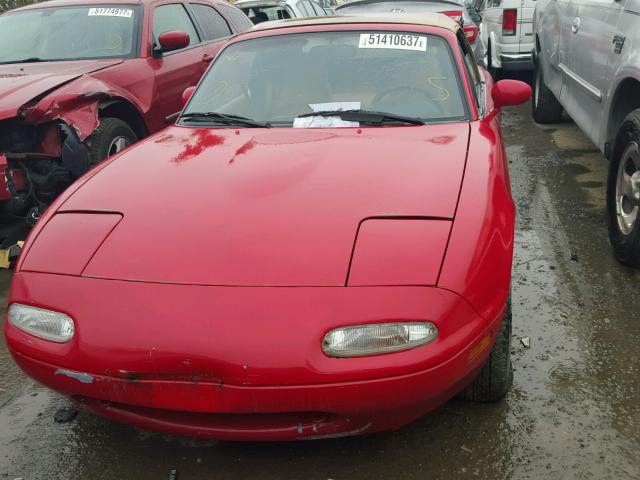 JM1NA3510N1313072 - 1992 MAZDA MX-5 MIATA RED photo 9