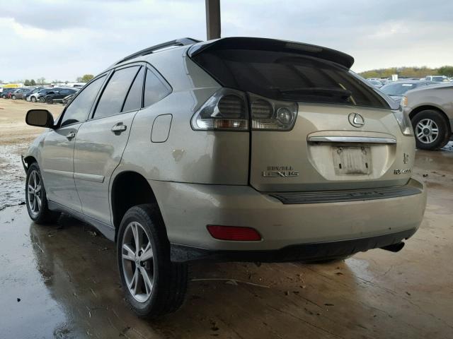 JTJHW31U760014116 - 2006 LEXUS RX 400 SILVER photo 3