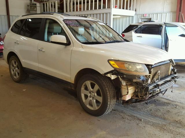 5NMSH73E47H010803 - 2007 HYUNDAI SANTA FE S WHITE photo 1