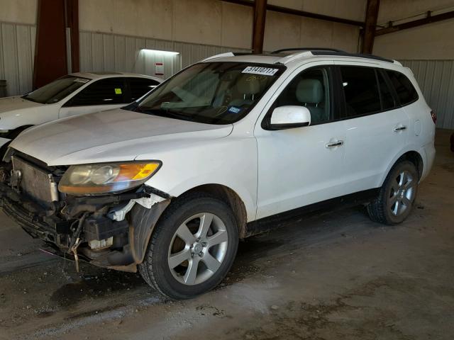 5NMSH73E47H010803 - 2007 HYUNDAI SANTA FE S WHITE photo 2