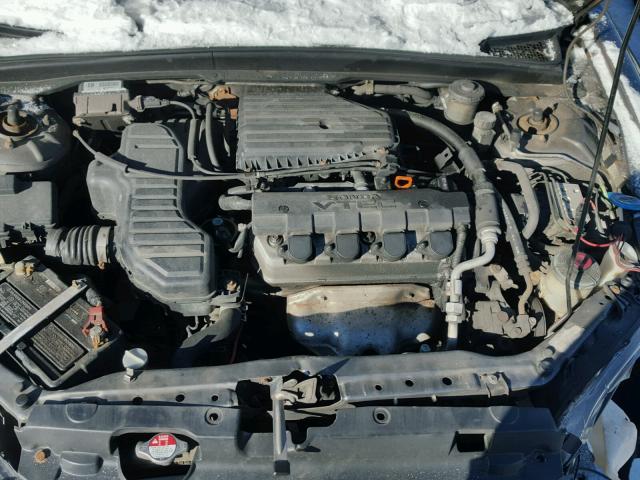 1HGEM21914L015857 - 2004 HONDA CIVIC EX ნაცრისფერი ფოტო 7