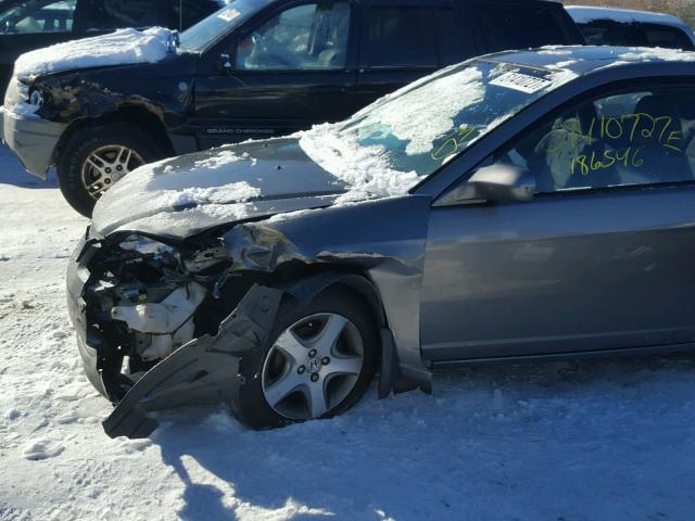 1HGEM21914L015857 - 2004 HONDA CIVIC EX ნაცრისფერი ფოტო 9