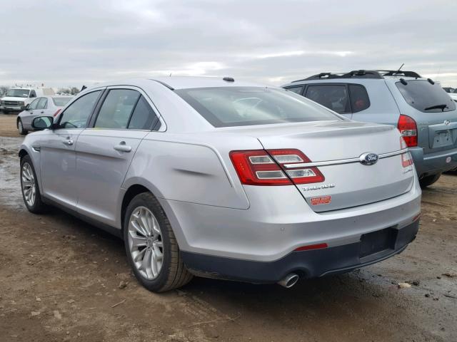 1FAHP2F8XDG233913 - 2013 FORD TAURUS LIM SILVER photo 3