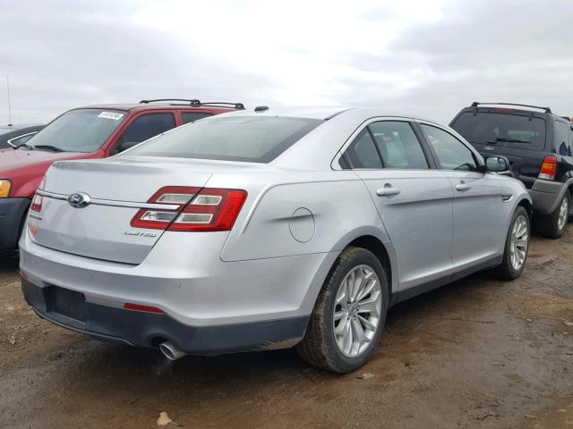 1FAHP2F8XDG233913 - 2013 FORD TAURUS LIM SILVER photo 4