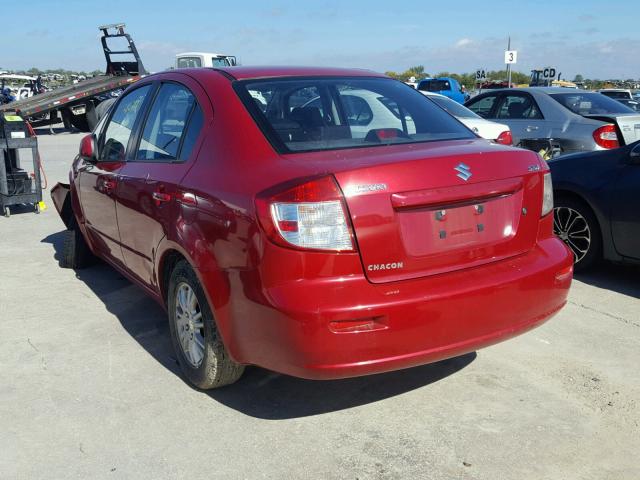 JS2YC5A30C6304100 - 2012 SUZUKI SX4 LE BURGUNDY photo 3