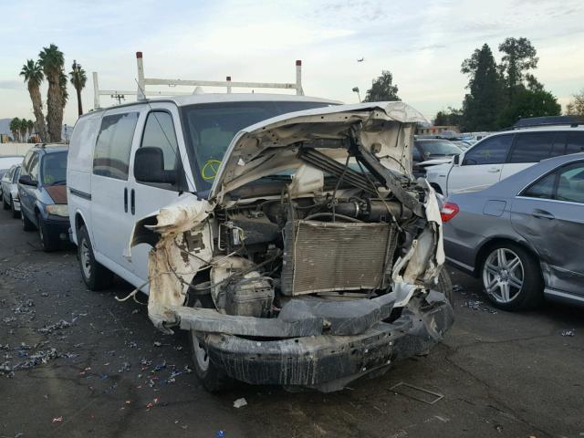 1GCSGAFX5D1159580 - 2013 CHEVROLET EXPRESS G1 WHITE photo 1