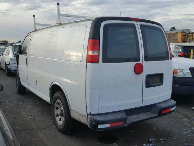 1GCSGAFX5D1159580 - 2013 CHEVROLET EXPRESS G1 WHITE photo 3