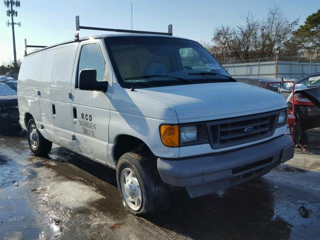 1FTNE14W57DA86842 - 2007 FORD ECONOLINE WHITE photo 1