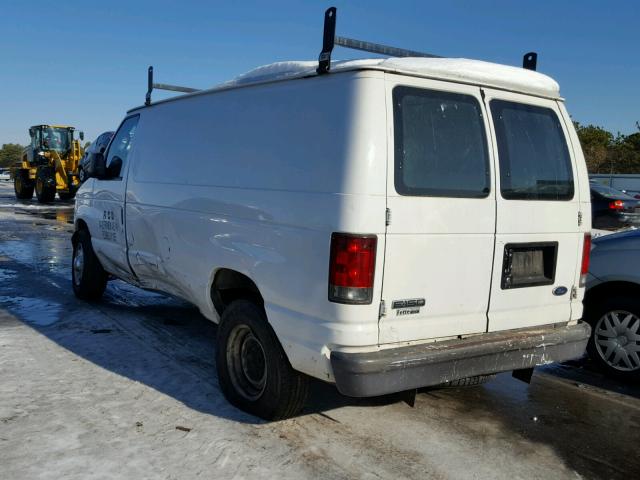 1FTNE14W57DA86842 - 2007 FORD ECONOLINE WHITE photo 3