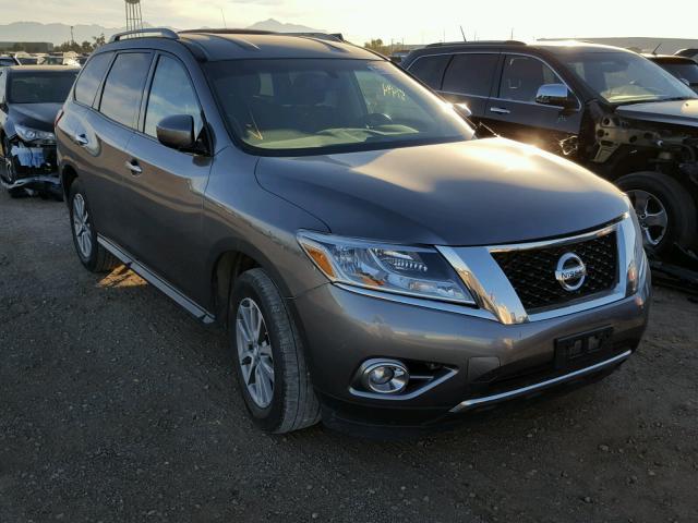 5N1AR2MM1GC615177 - 2016 NISSAN PATHFINDER GRAY photo 1