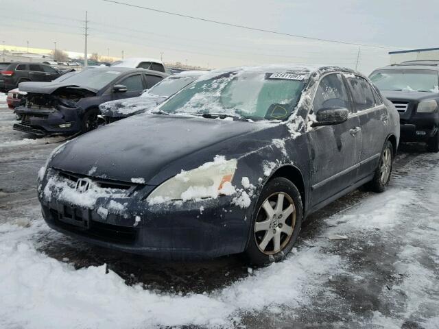 1HGCM66565A052842 - 2005 HONDA ACCORD EX BLACK photo 2