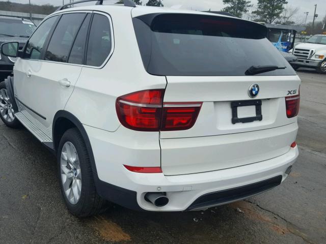 5UXZV4C53D0E01900 - 2013 BMW X5 XDRIVE3 WHITE photo 3