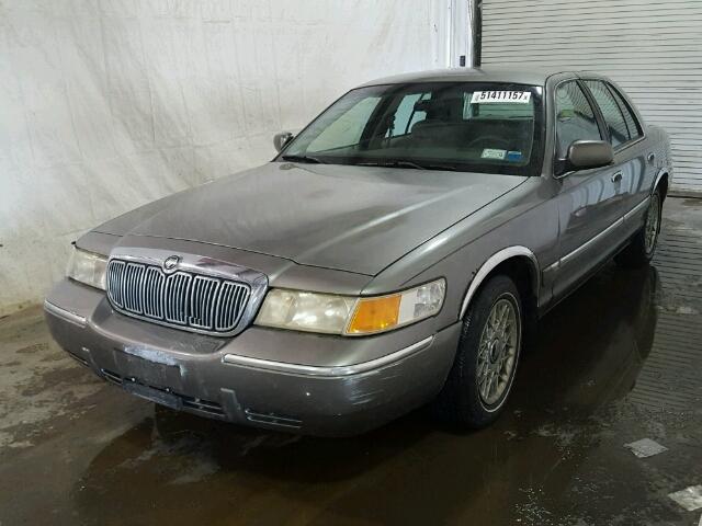 2MEFM74W81X664909 - 2001 MERCURY GRAND MARQ GRAY photo 2