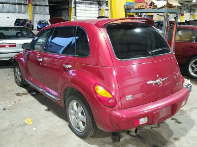 3C4FY58814T217379 - 2004 CHRYSLER PT CRUISER RED photo 3