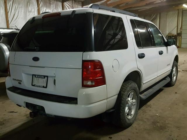 1FMZU73K55ZA34922 - 2005 FORD EXPLORER X WHITE photo 4