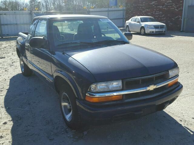 1GCCS19W818177581 - 2001 CHEVROLET S TRUCK S1 BLUE photo 1