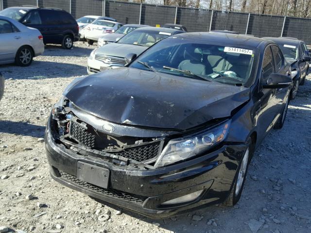 5XXGM4A75DG207879 - 2013 KIA OPTIMA LX BLACK photo 2