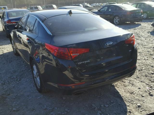 5XXGM4A75DG207879 - 2013 KIA OPTIMA LX BLACK photo 3