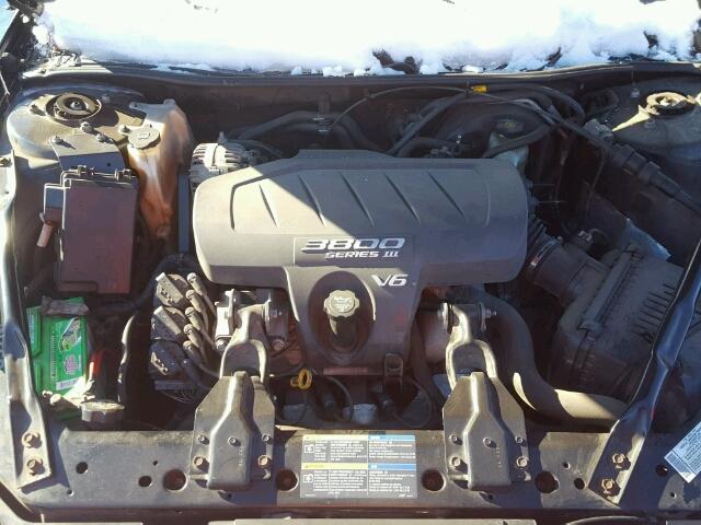 2G2WP522651292576 - 2005 PONTIAC GRAND PRIX შავი ფოტო 7