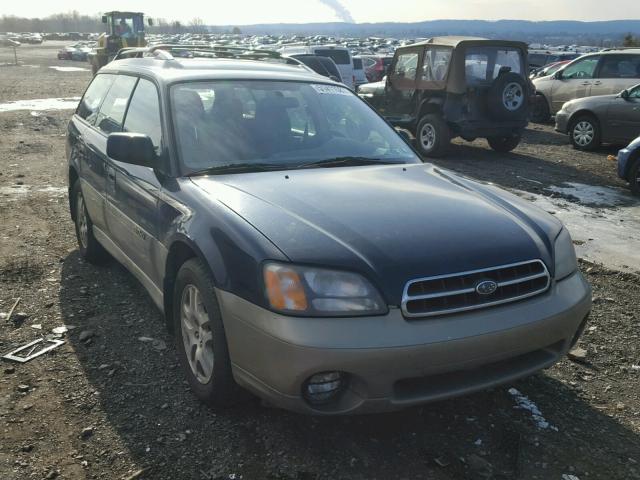 4S3BH6755Y7655750 - 2000 SUBARU LEGACY OUT BLUE photo 1