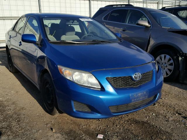 JTDBL40E399085525 - 2009 TOYOTA COROLLA BA BLUE photo 1