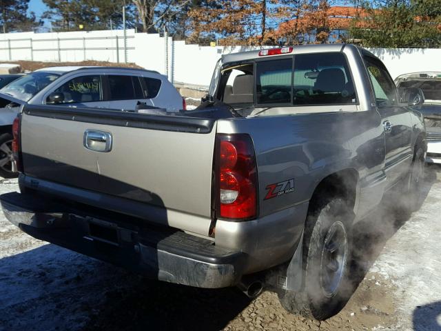 1GCEK14T31Z141720 - 2001 CHEVROLET SILVERADO TAN photo 4