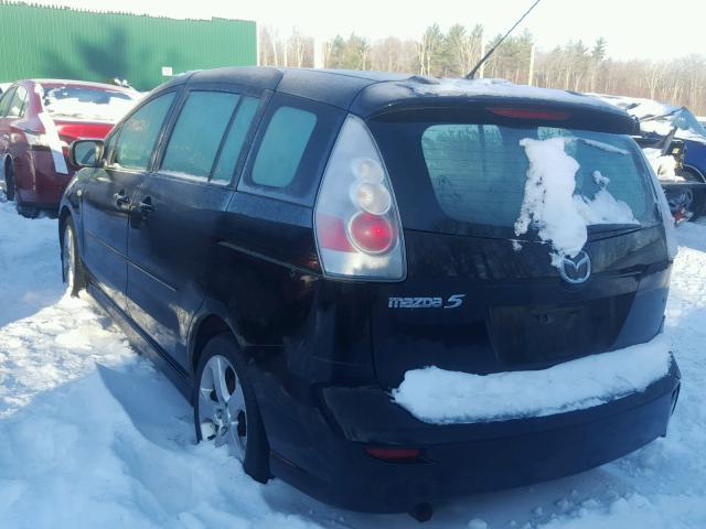 JM1CR29L970143146 - 2007 MAZDA 5 BLACK photo 3