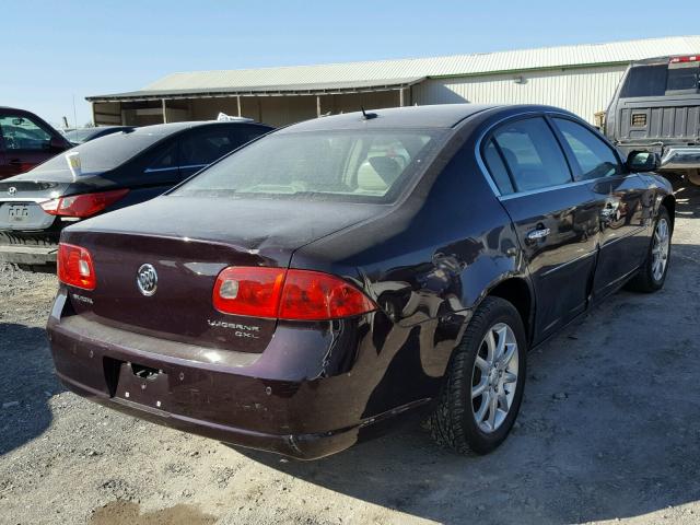 1G4HD57288U199178 - 2008 BUICK LUCERNE CX BURGUNDY photo 4