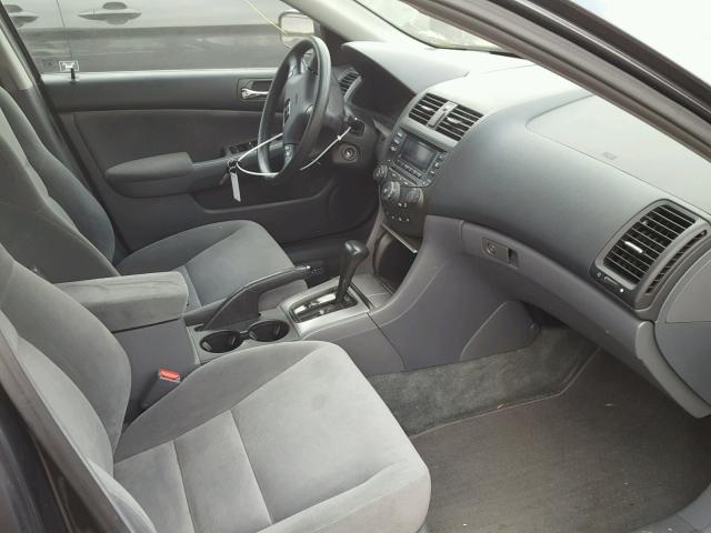 1HGCM56634A107300 - 2004 HONDA ACCORD EX GRAY photo 5