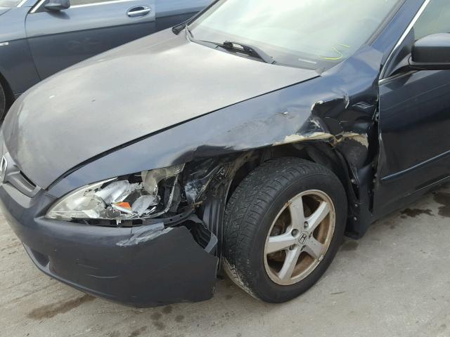 1HGCM56634A107300 - 2004 HONDA ACCORD EX GRAY photo 9