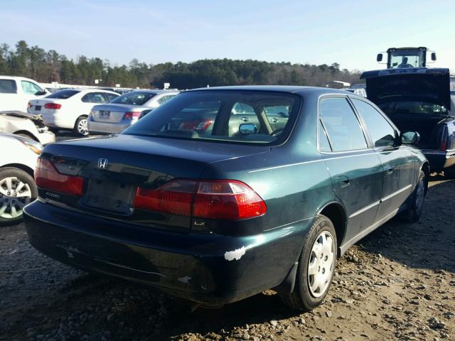 1HGCG5648WA170448 - 1998 HONDA ACCORD LX GREEN photo 4