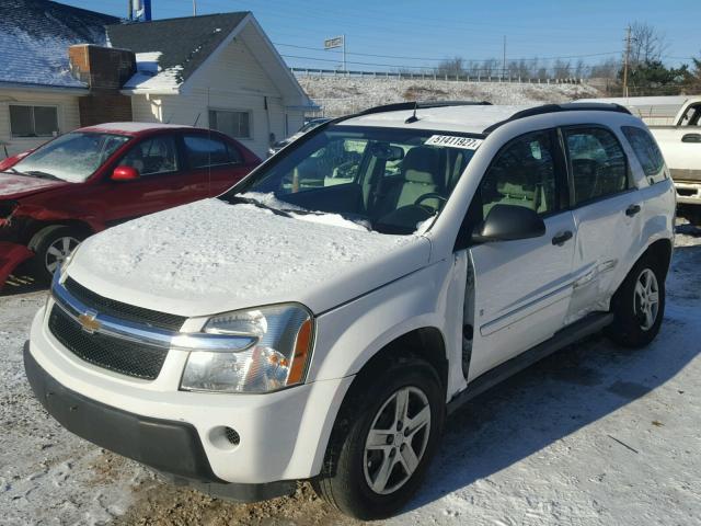 2CNDL13F966118347 - 2006 CHEVROLET EQUINOX LS WHITE photo 2