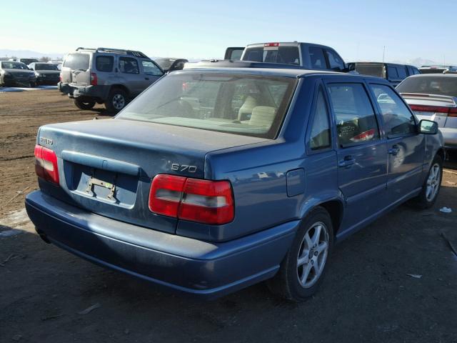 YV1LS5549W1475157 - 1998 VOLVO S70 BLUE photo 4