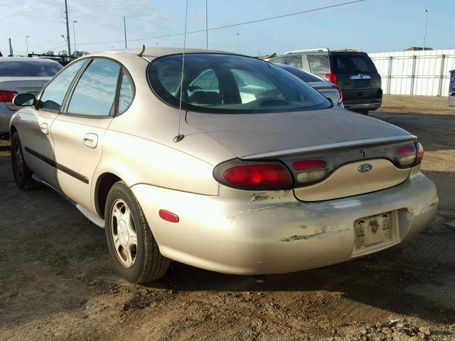 1FAFP53U3XA128826 - 1999 FORD TAURUS SE GOLD photo 3