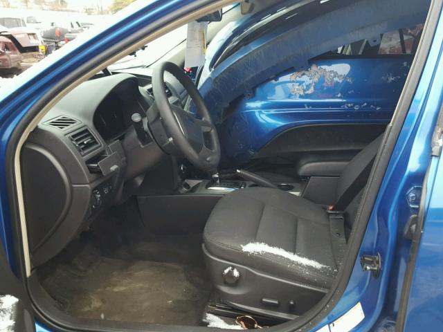 3FAHP0HA4BR115219 - 2011 FORD FUSION SE BLUE photo 5