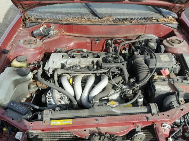 2T1BR12E12C539300 - 2002 TOYOTA COROLLA CE RED photo 7