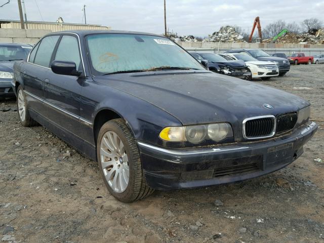 WBAGH83491DP31604 - 2001 BMW 740 IL BLUE photo 1