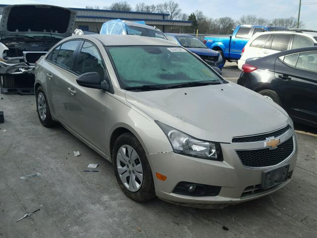 1G1PB5SH1D7247834 - 2013 CHEVROLET CRUZE LS GOLD photo 1