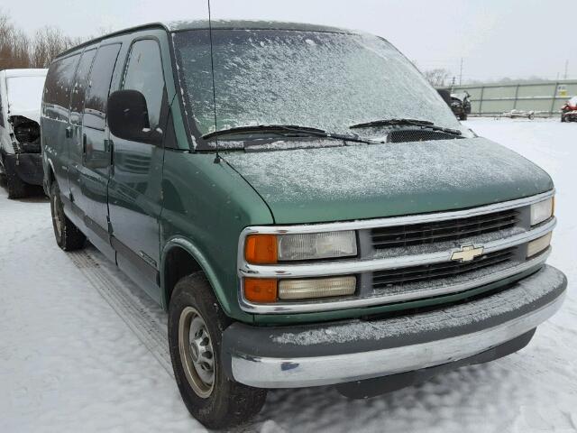 1GAHG39R1Y1260536 - 2000 CHEVROLET EXPRESS G3 GREEN photo 1