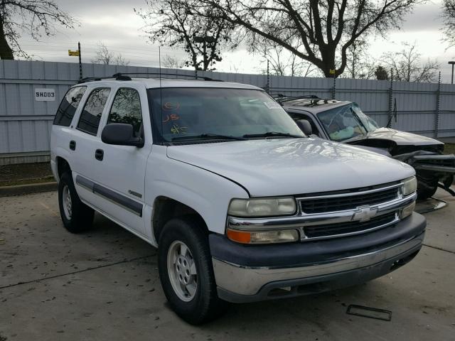 1GNEK13T5YJ105027 - 2000 CHEVROLET TAHOE K150 WHITE photo 1