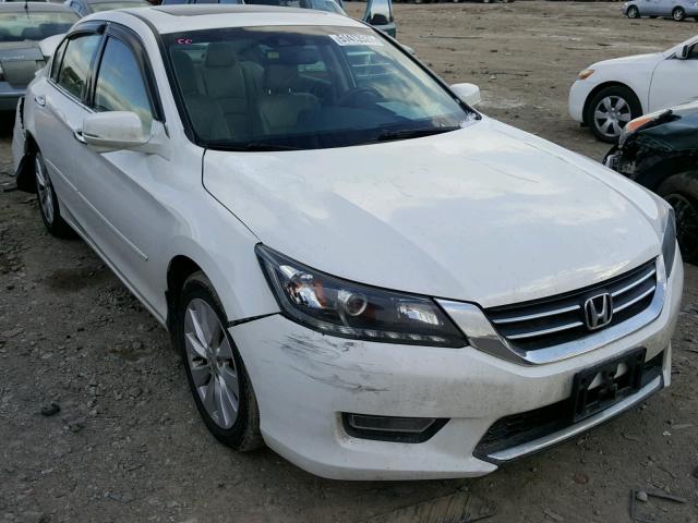 1HGCR3F87DA014075 - 2013 HONDA ACCORD EXL WHITE photo 1