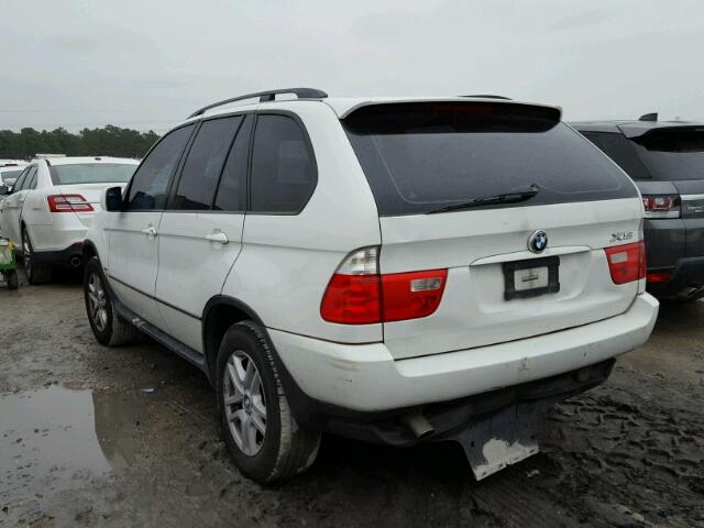 5UXFA13526LY27704 - 2006 BMW X5 3.0I WHITE photo 3