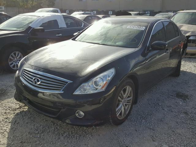 JN1CV6AP7DM724895 - 2013 INFINITI G37 BASE BLACK photo 2