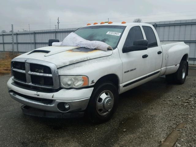 3D7MR48C75G823644 - 2005 DODGE RAM 3500 S WHITE photo 2