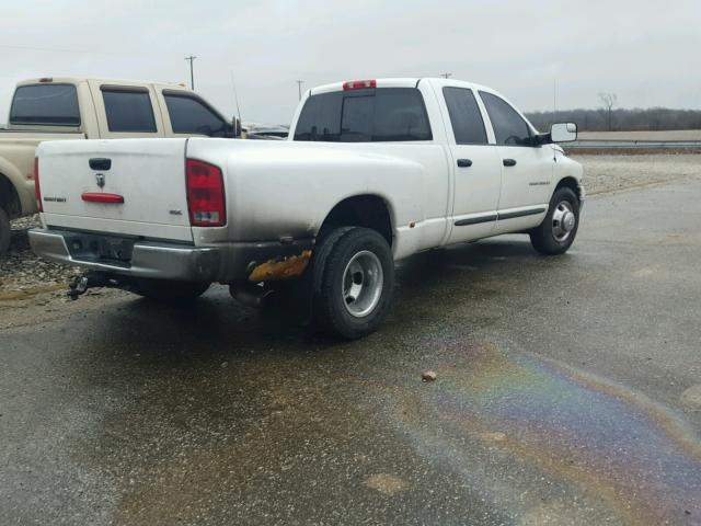 3D7MR48C75G823644 - 2005 DODGE RAM 3500 S WHITE photo 4