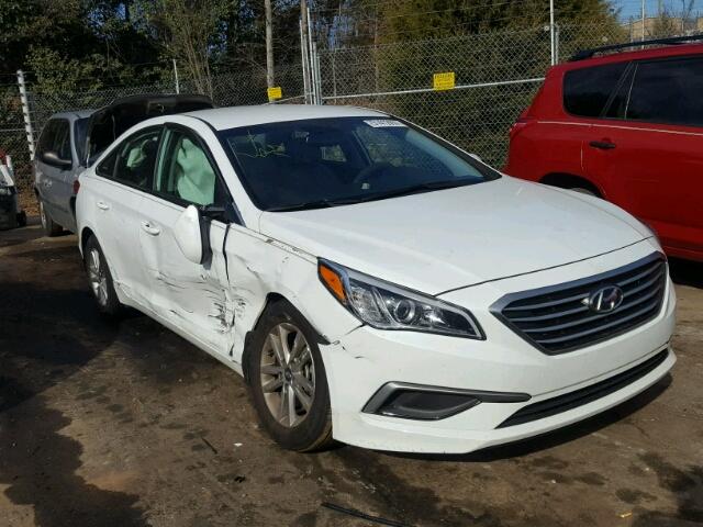 5NPE24AF8GH398422 - 2016 HYUNDAI SONATA SE WHITE photo 1